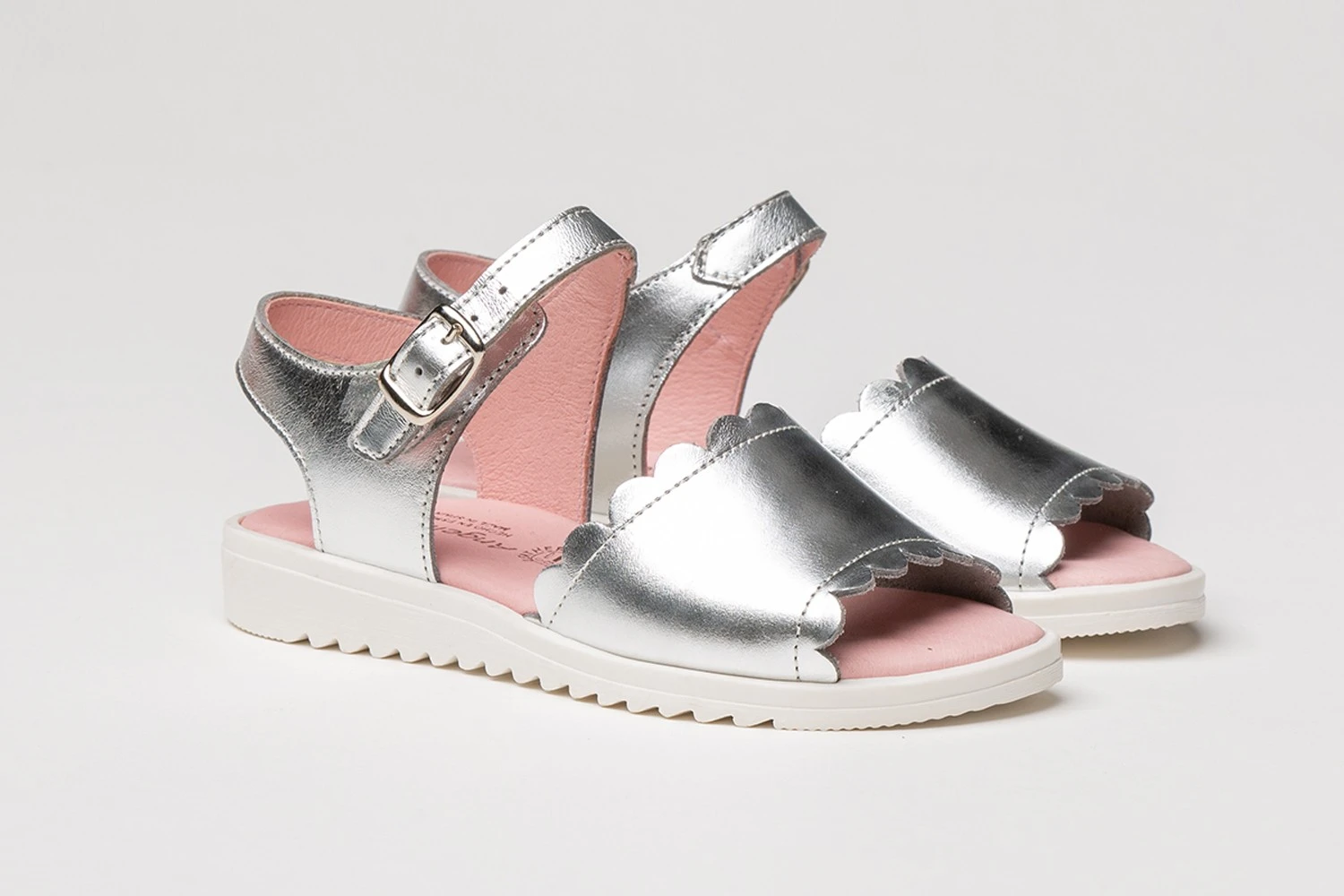 SANDALIA NIÑA ANGELITOS PLATA