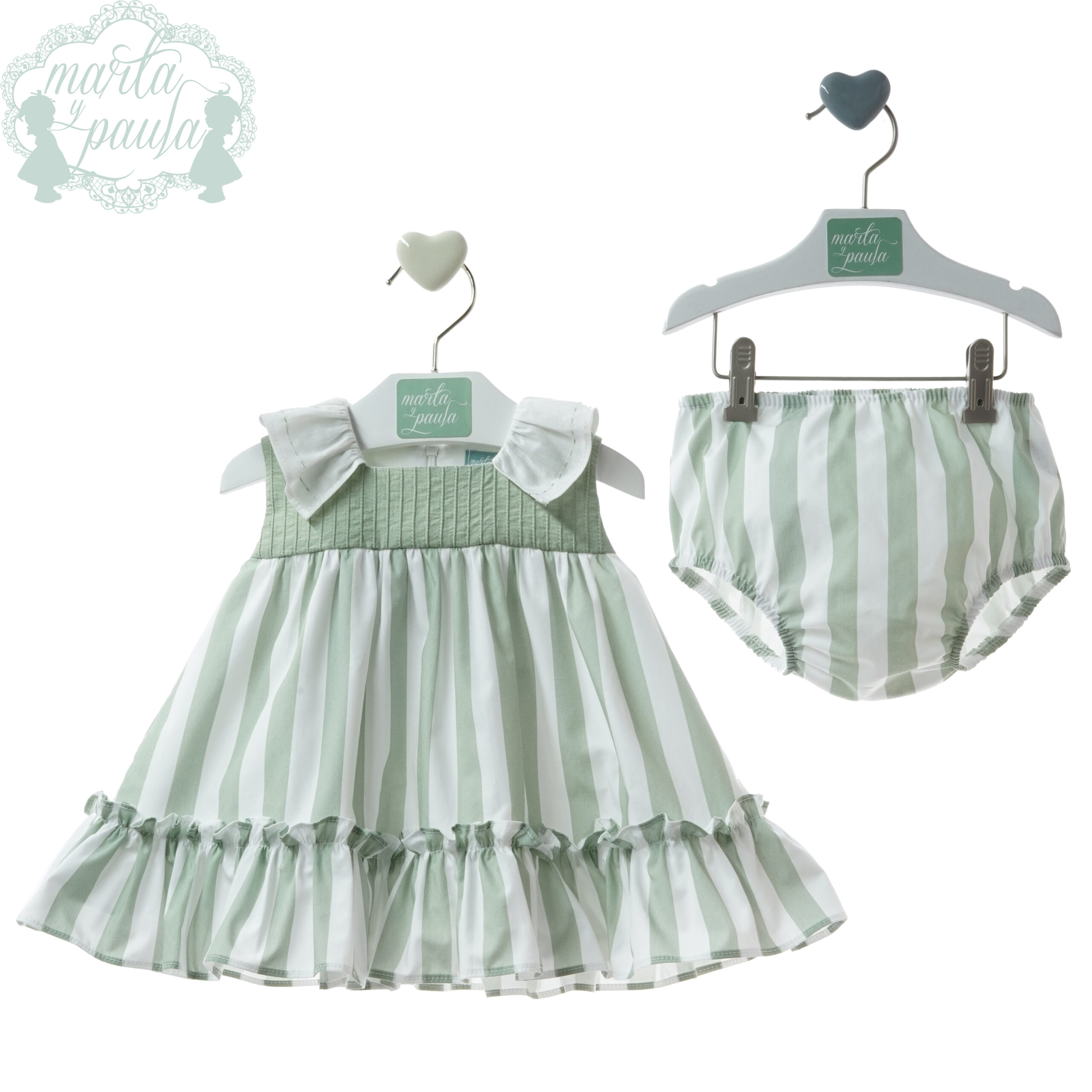 Vestido Minarai Musgo BEBÉ