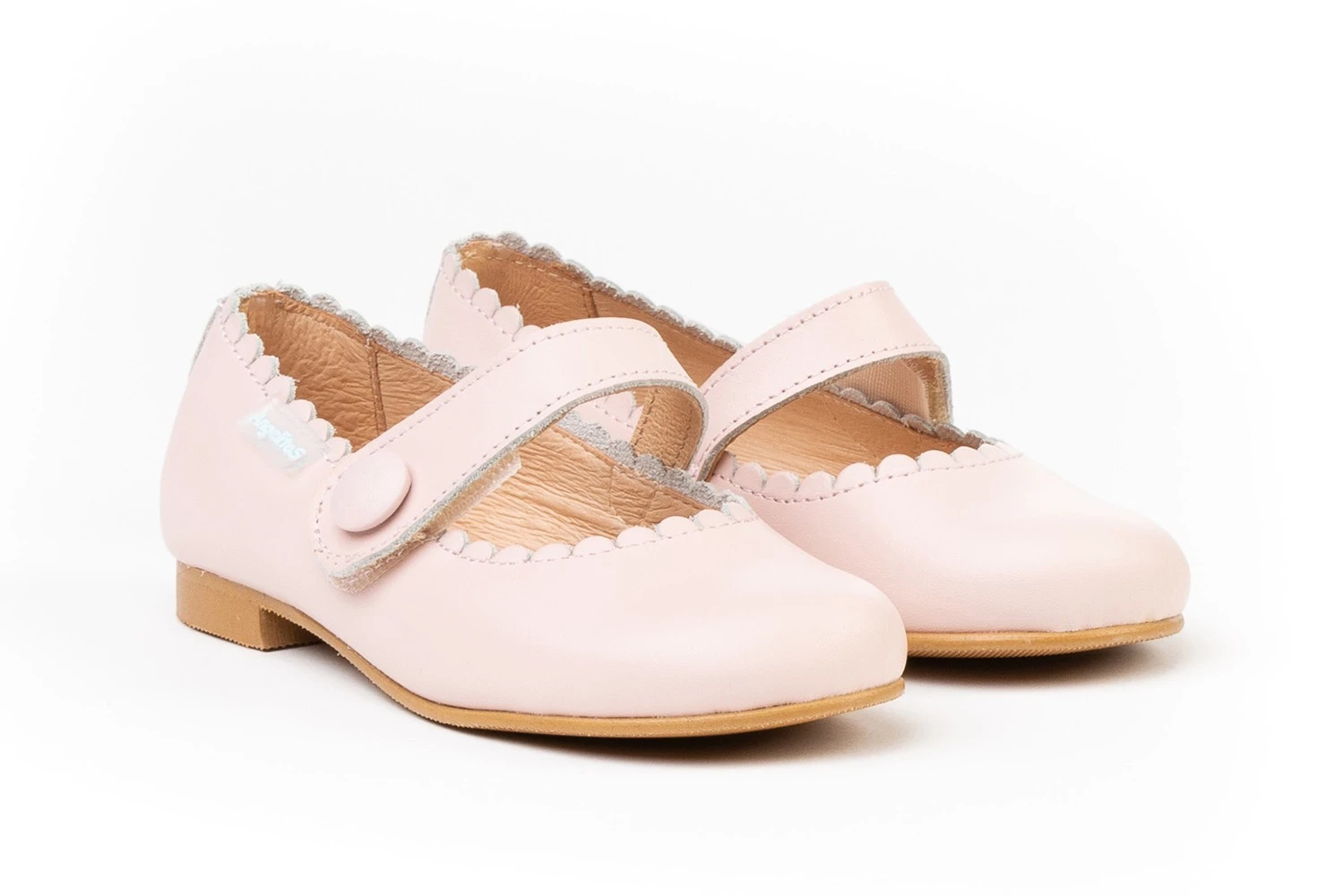 MERCEDITAS CON BOTON ROSA