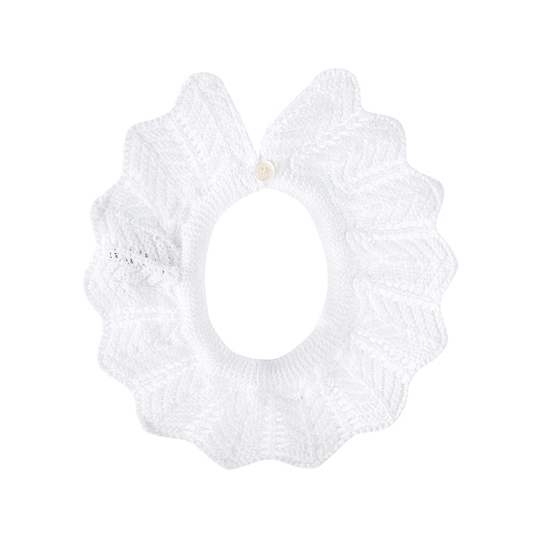 Cuello calado de eslabones Blanco 200