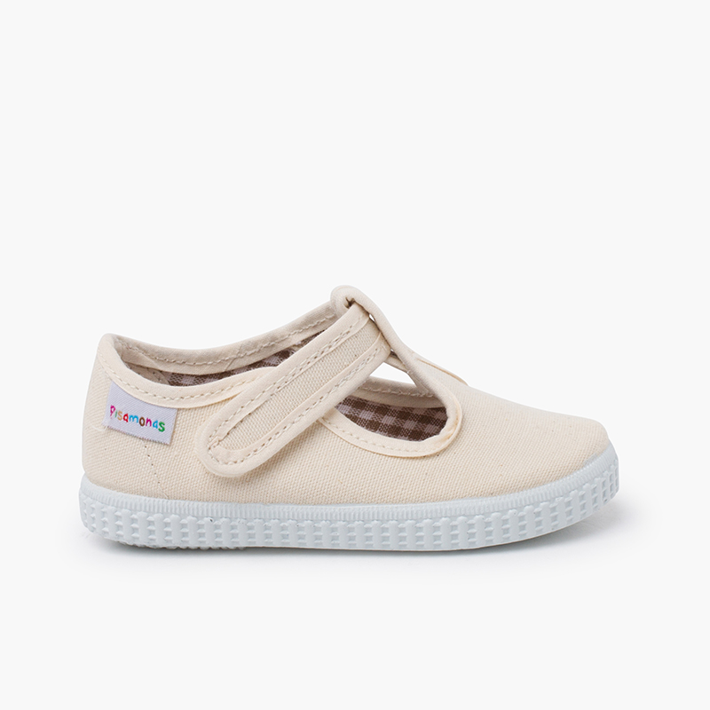 MERCEDITAS NIÑA cinta adhesiva tipo zapatilla CRUDO