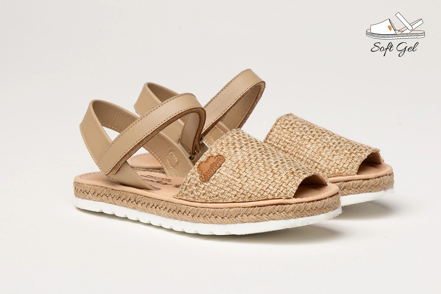 MENORQUINA VELCRO SACO GEL-MEMORY FOAM CAMEL