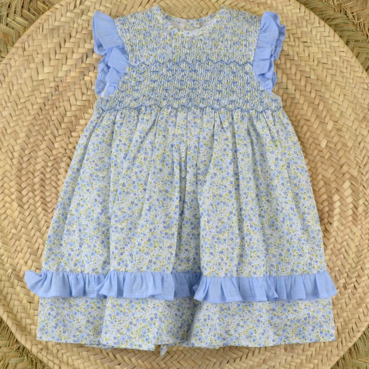 Vestido NIDO DE ABEJA AQUA