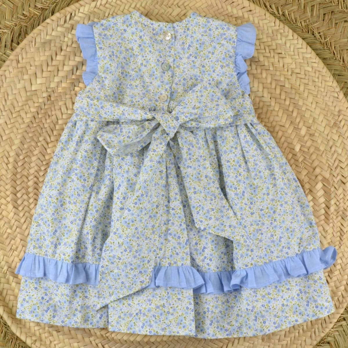 Vestido NIDO DE ABEJA AQUA