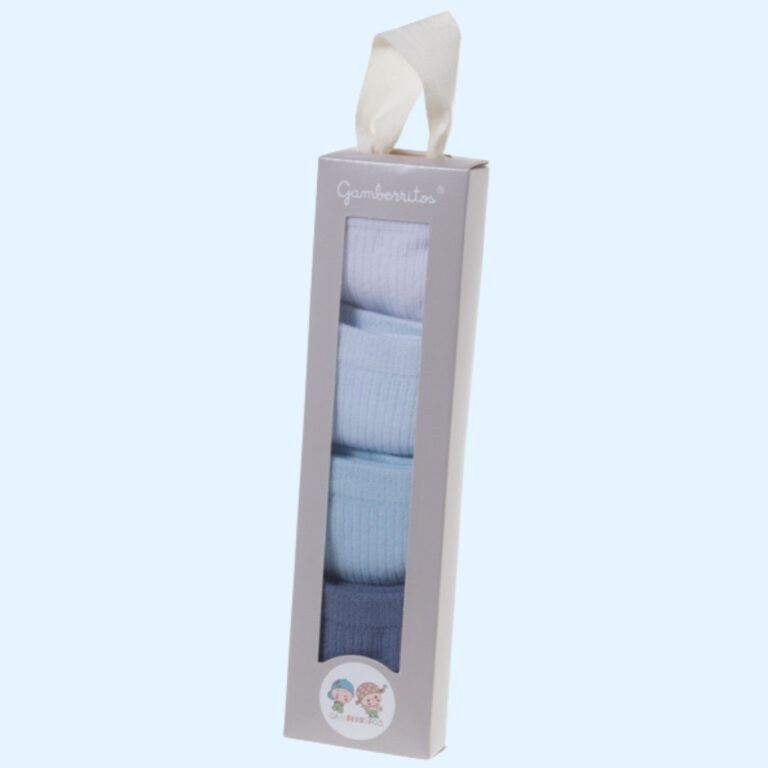 PACK CALCETINES 4 PIEZAS AZUL