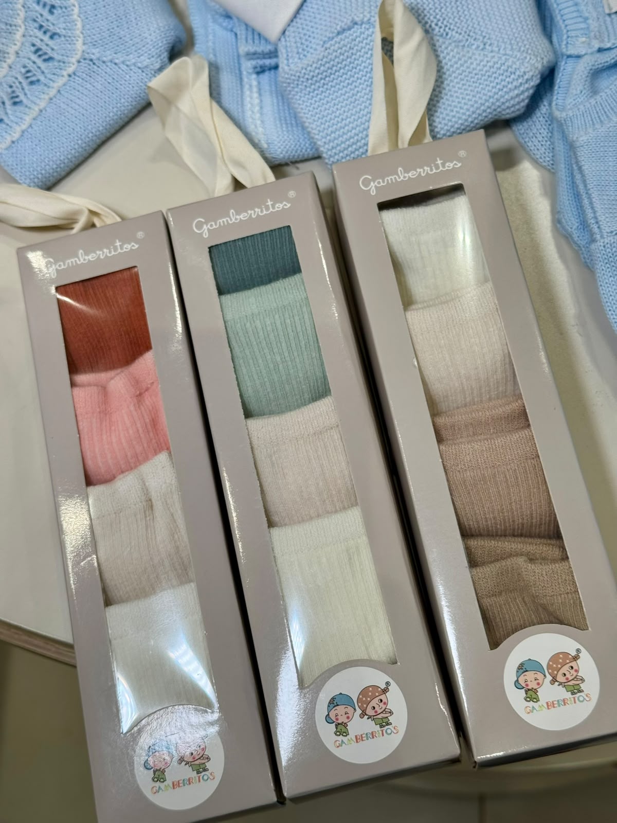 PACK CALCETINES 4 PIEZAS BEIGE
