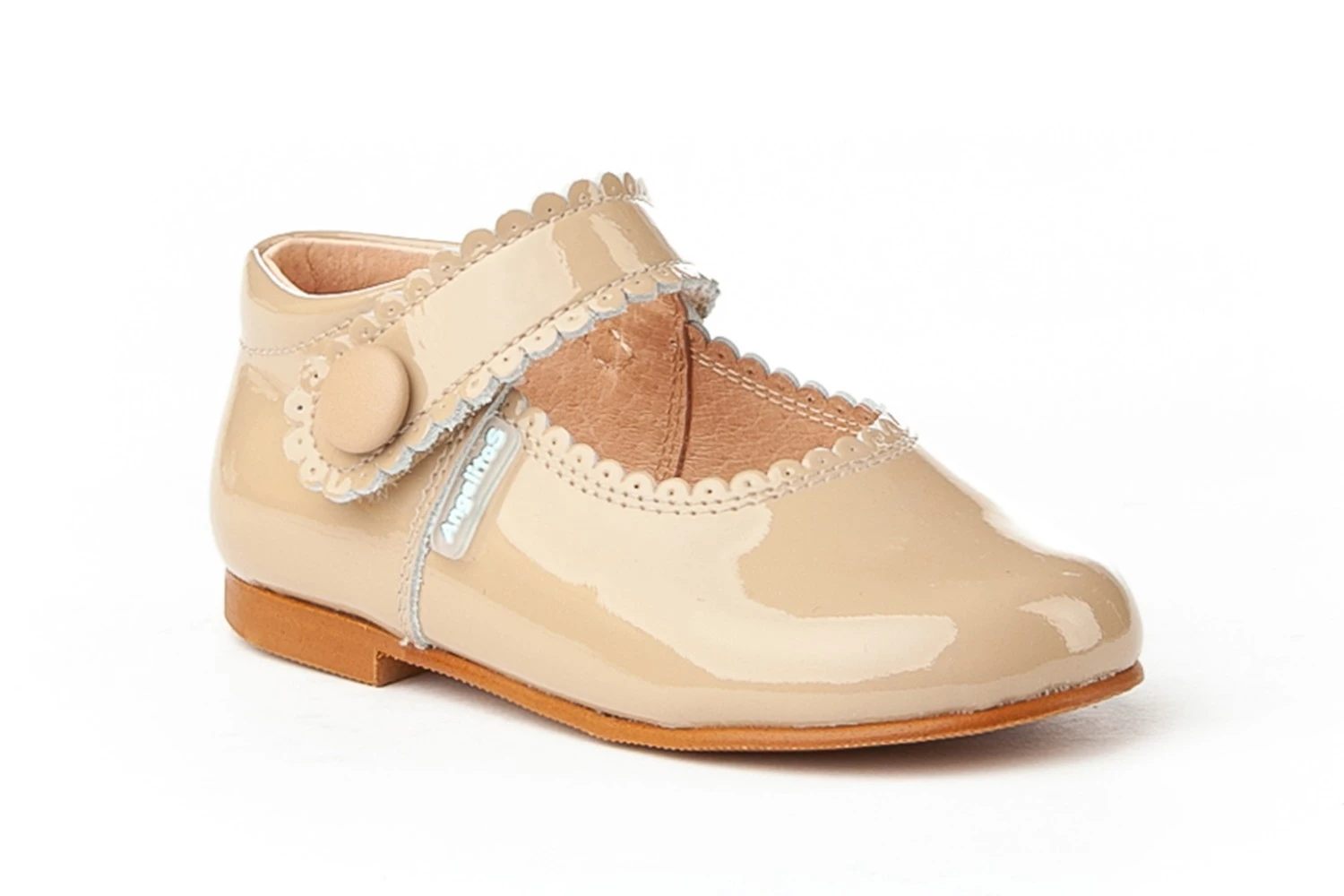 MERCEDITAS CHAROL CON VELCRO CAMEL