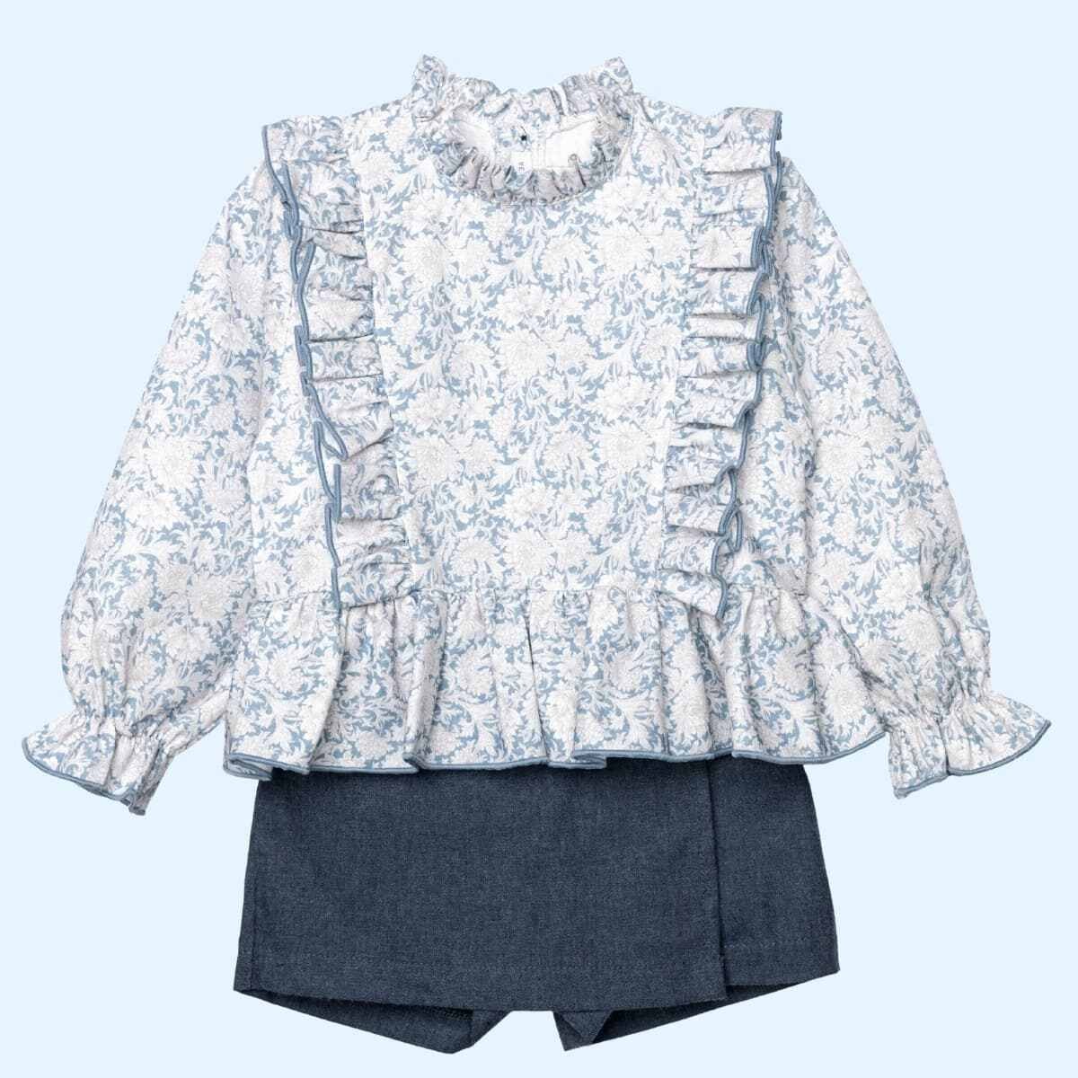Conjunto falda pantalón Excellentt Narón Azul