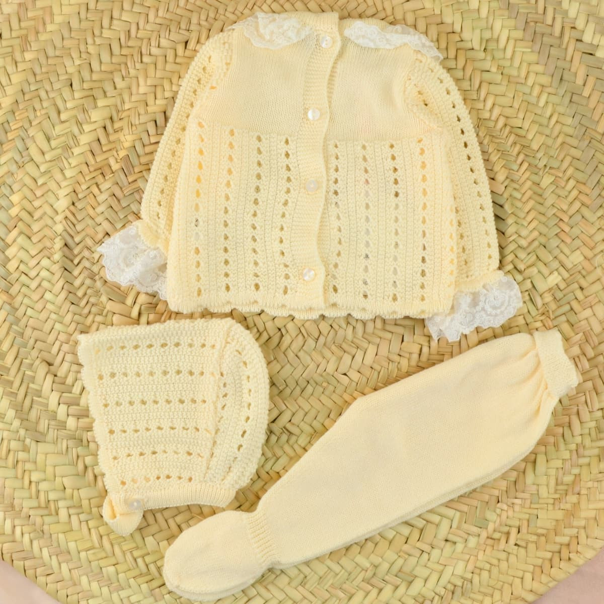 CONJUNTO ALGODÓN PASACINTAS CERES CRUDO