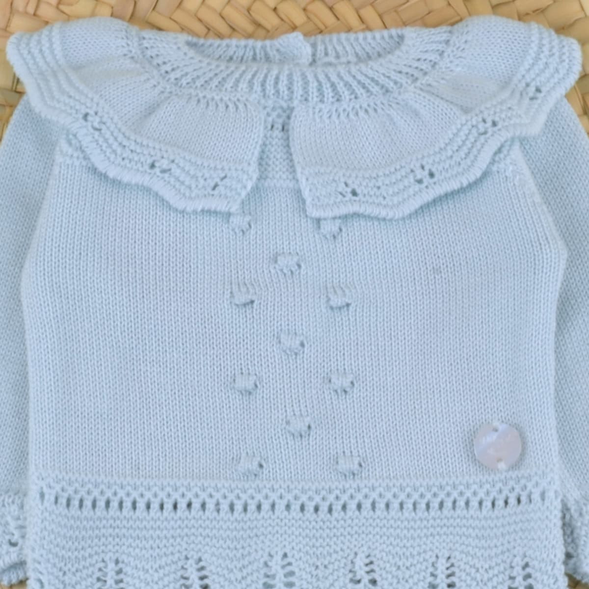 CONJUNTO DE POLAINA PRIMOR VERDE AGUA