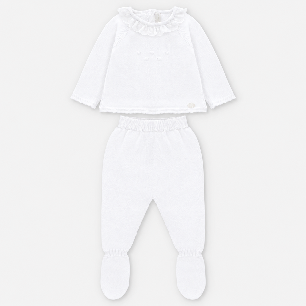 CONJUNTO PRIMERA PUESTA PUNTO NIÑA MONTREAL BLANCO