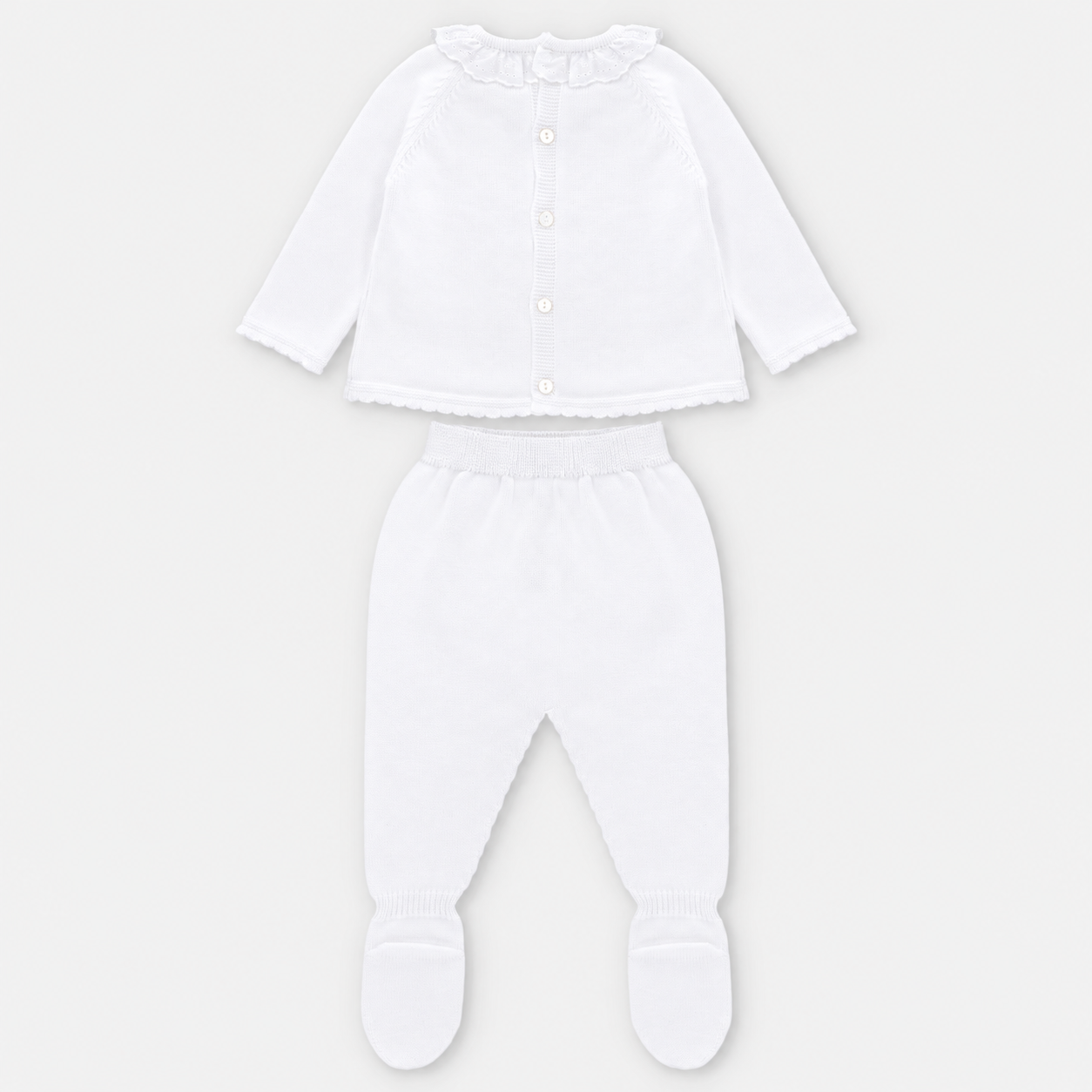 CONJUNTO PRIMERA PUESTA PUNTO NIÑA MONTREAL BLANCO