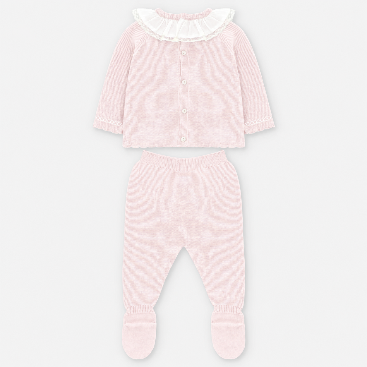 CONJUNTO PRIMERA PUESTA PUNTO NIÑA EDMONTON ROSA BEBÉ