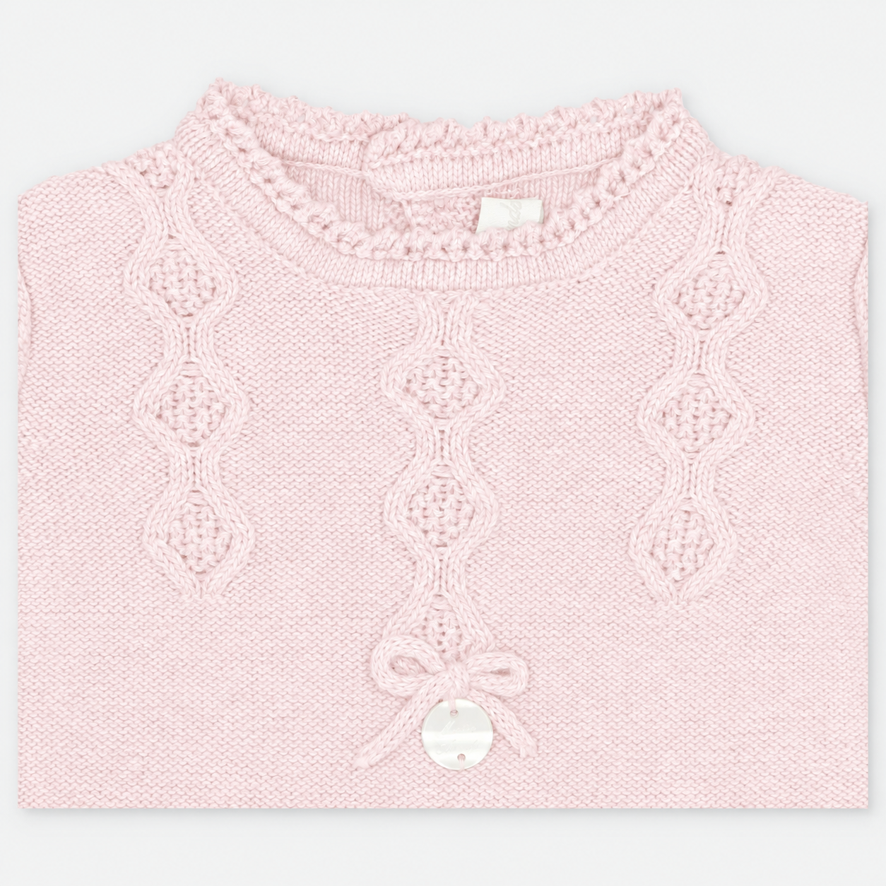 CONJUNTO PRIMERA PUESTA CON CAPOTA PUNTO NIÑA ONIS ROSA BEBÉ
