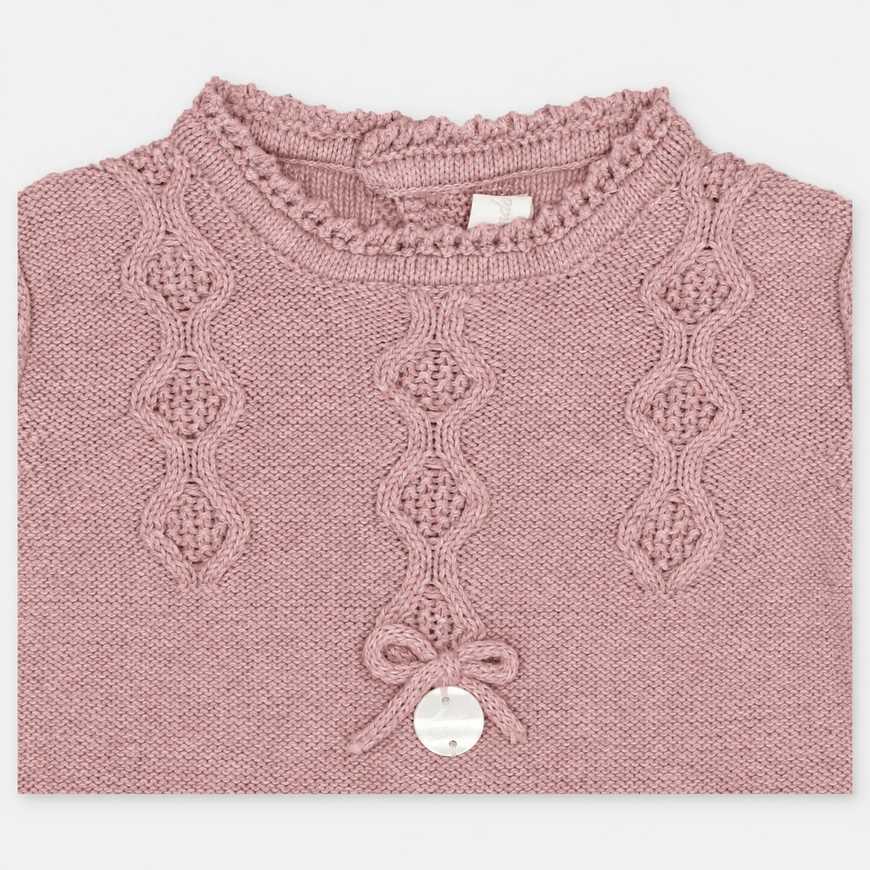 CONJUNTO PRIMERA PUESTA CON CAPOTA PUNTO NIÑA ONIS ROSA EMPOLVADO