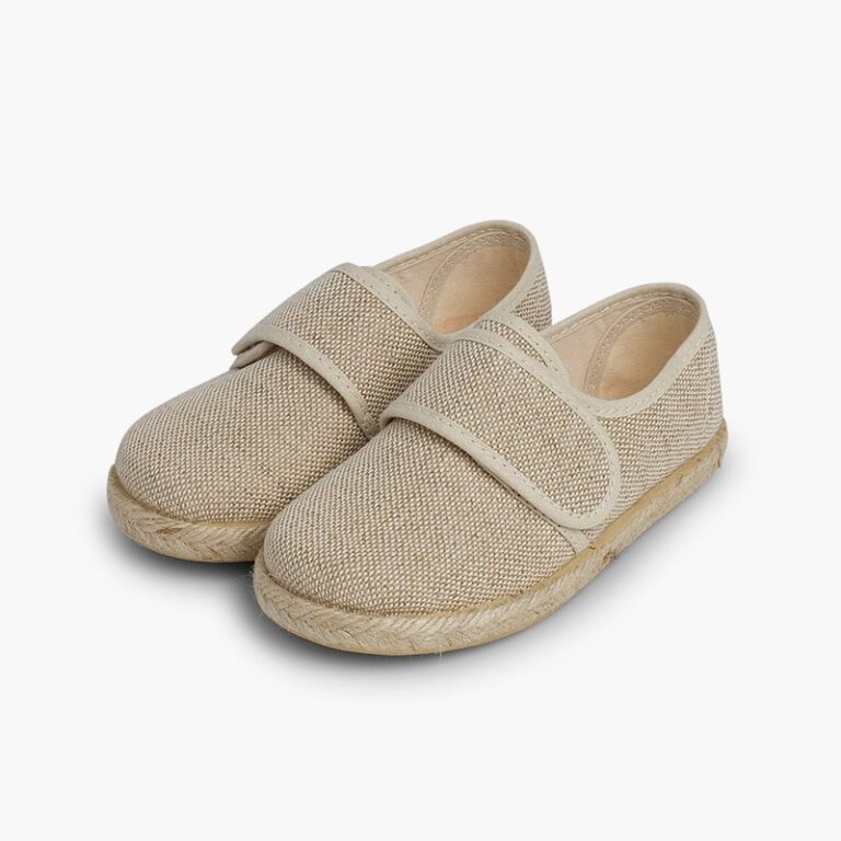 BLUCHER LINO CIERRE CINTA ADHESIVA BEIGE