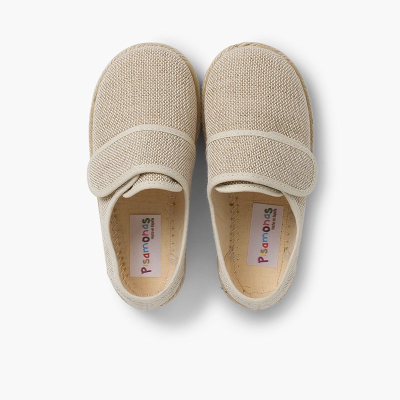 BLUCHER LINO CIERRE CINTA ADHESIVA BEIGE