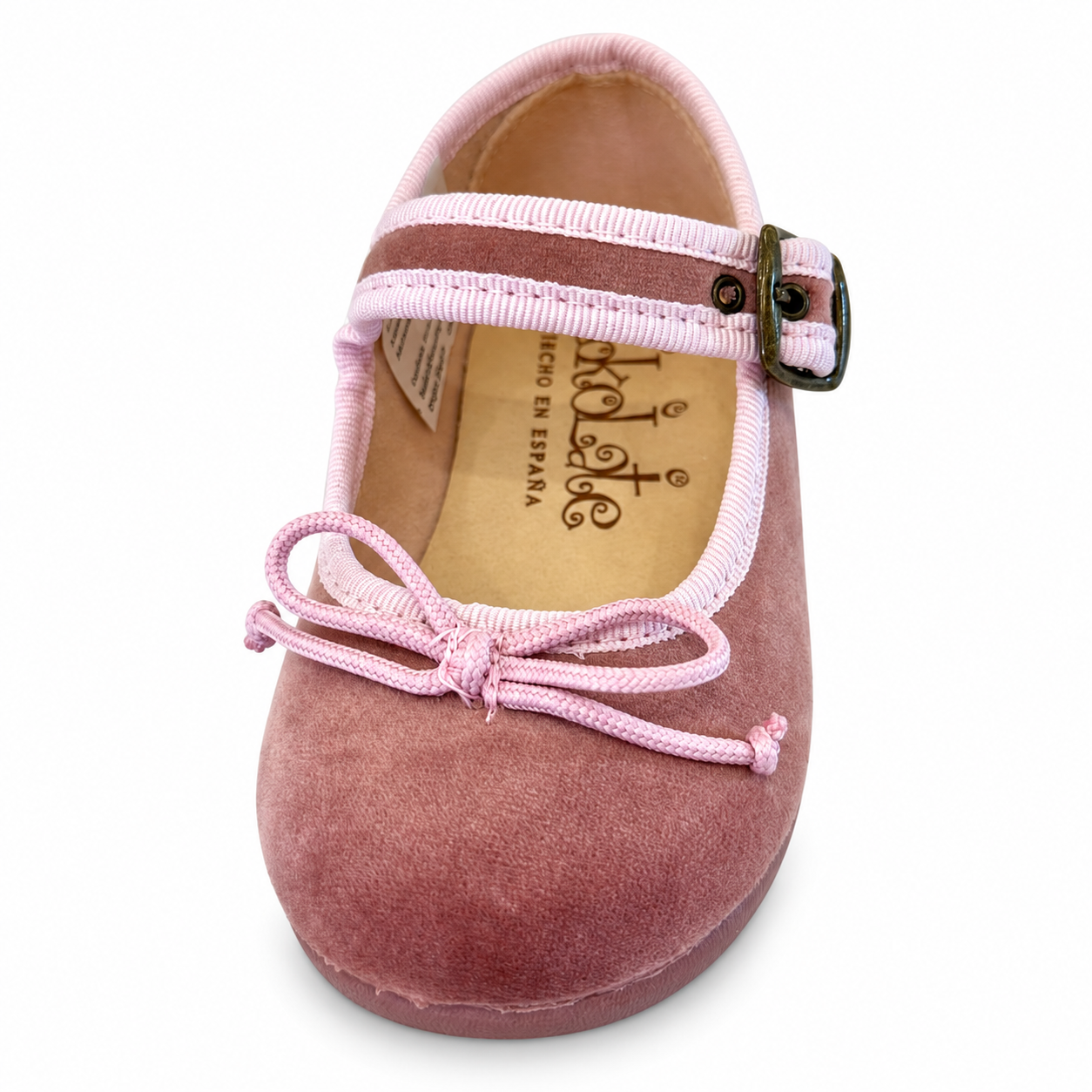 MERCEDES CON LAZO VELVET ROSA